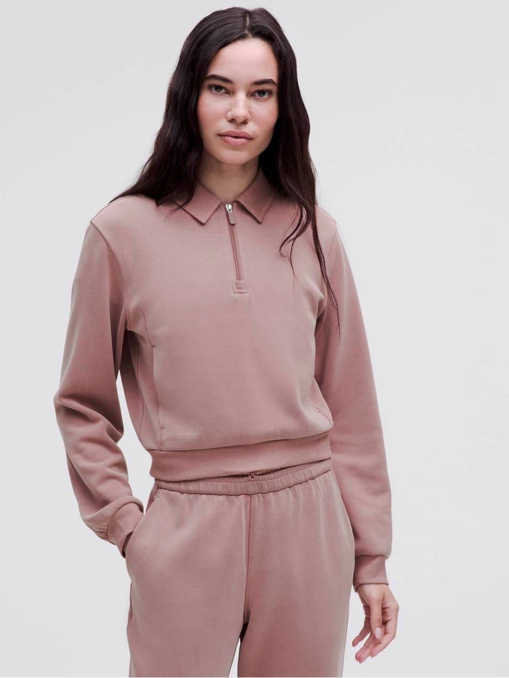 Lululemon Softstreme Collared Half-Zip Pullover Size L